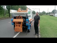 Three Wheeled New Energy Electric Rear Bucket Waste Collection Truck